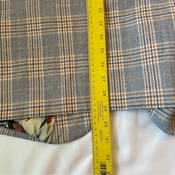 Paisley & Gray Sports Jacket Linen Blend 44R Slim Fit Blue White Gold - Picture 6 of 11